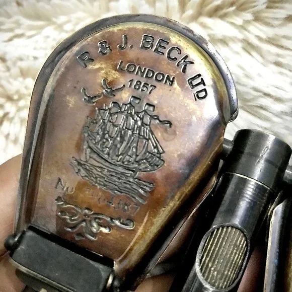 Urgent Sale,Nautical Vintage Antique Brass Binocular Spyglass telescope - Picture 3 of 6